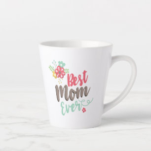 Taza De Café Latte Hermosa mejor mamá de todos