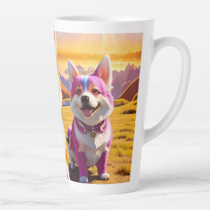 Taza De Café Latte Hermoso animal cuatro