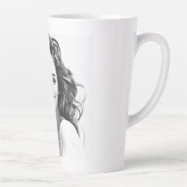 Taza De Café Latte Hermoso Latte Mug