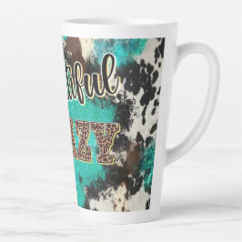 Taza De Café Latte Hermoso Loco - Motif del Sudoeste