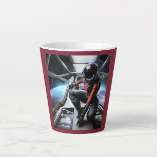 Taza De Café Latte Héroe de SF