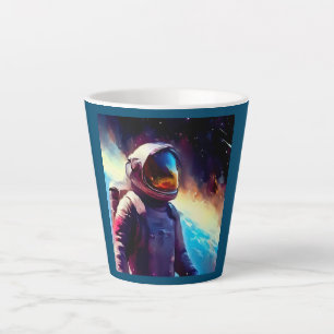 Taza De Café Latte Héroe espacial SF 1