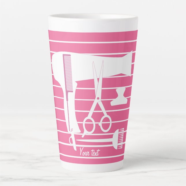 Taza De Café Latte Herramientas de estilos de pelo (Anverso)