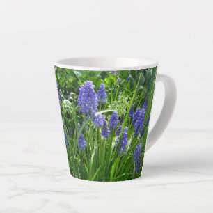 Taza De Café Latte Hiacinth Latte Mug de uva