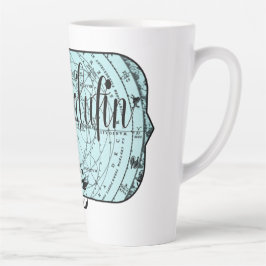 Taza De Café Latte Highfalutin - Vieja jerga de moda