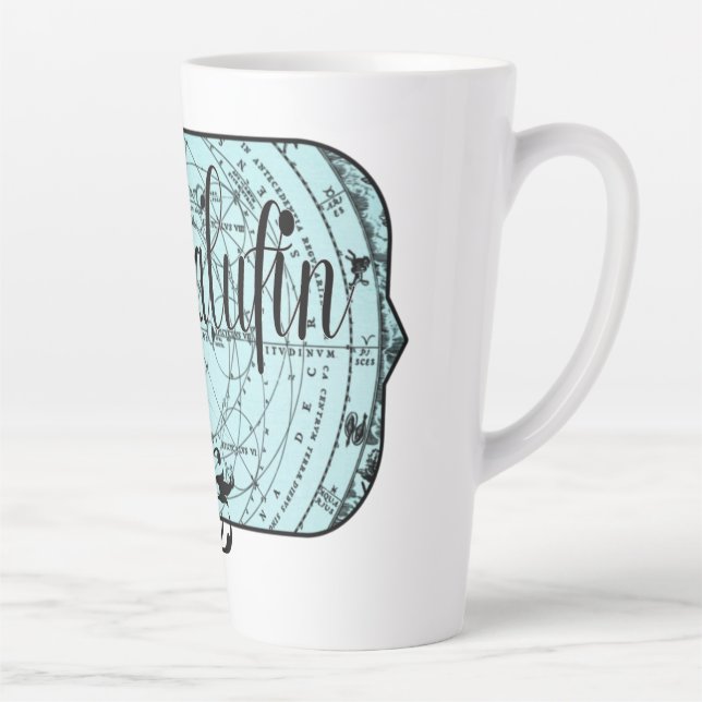 Taza De Café Latte Highfalutin - Vieja jerga de moda (Derecha)