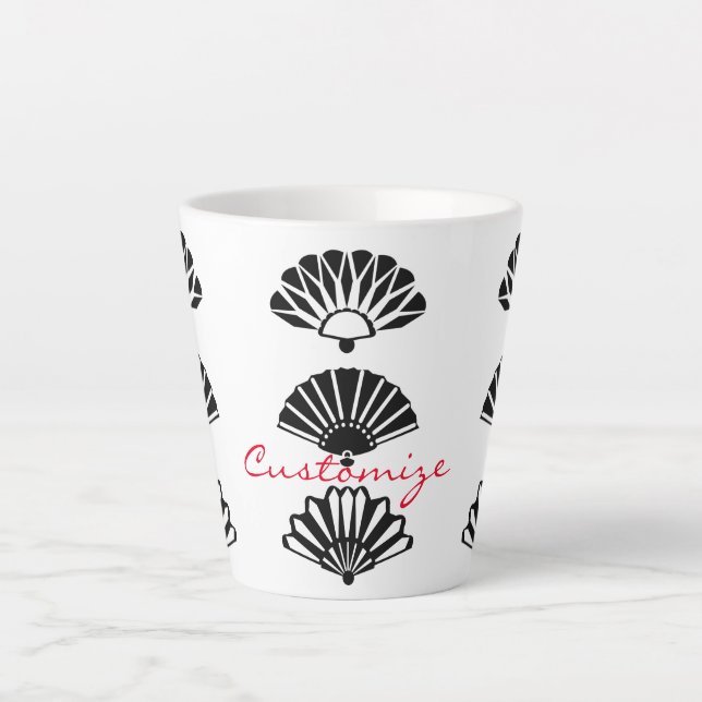 Taza De Café Latte Hinchas de Japón Thunder_Cove (Anverso)