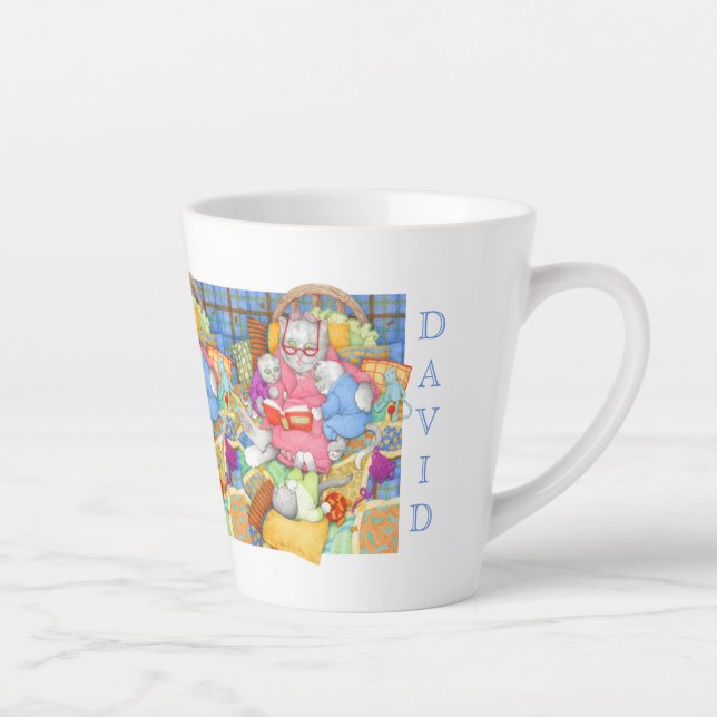 Taza De Café Latte HISTORIA DE BEDTIME Tapered Mug (Derecha)