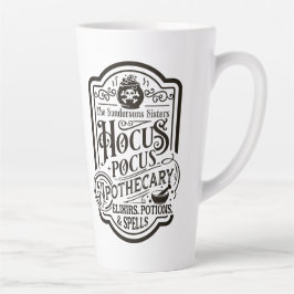Taza De Café Latte Hocus Pocus Elixirs Apothecary, Pociones y ortogra