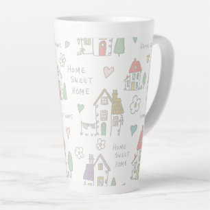 Taza De Café Latte Hogar dulce hogar
