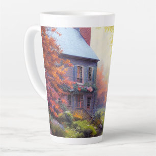 Taza De Café Latte Hogares/arroyos/bosques/pintura