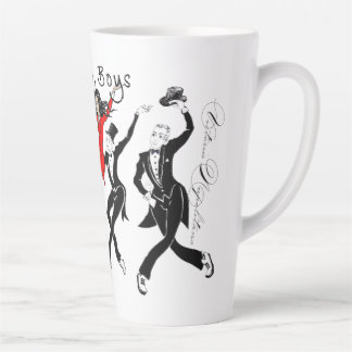 Taza De Café Latte Hola, Boys Latte Mug