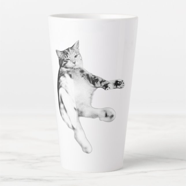 Taza De Café Latte Hola de Belly (Anverso)