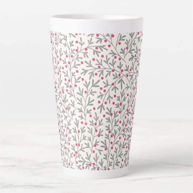 Taza De Café Latte Holly berries (Anverso)