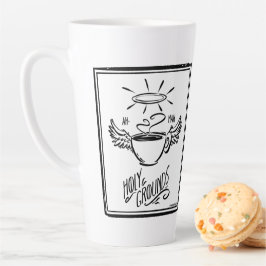 TAZA DE CAFÉ LATTE HOLY GROUNDS COFFEE