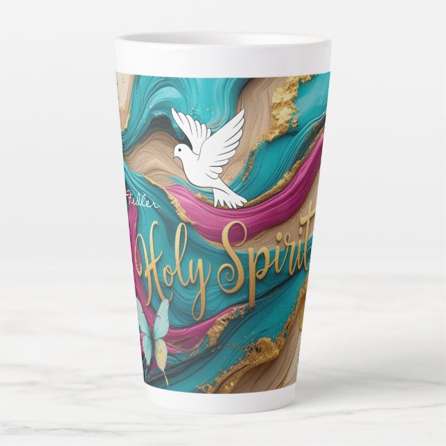 Taza De Café Latte Holy Spirit-Latte Mug (Anverso)
