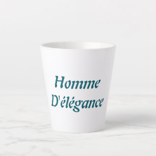 Taza De Café Latte Homme D'élégance Latte Mug