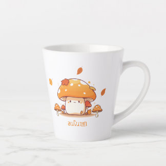 Taza De Café Latte hongo