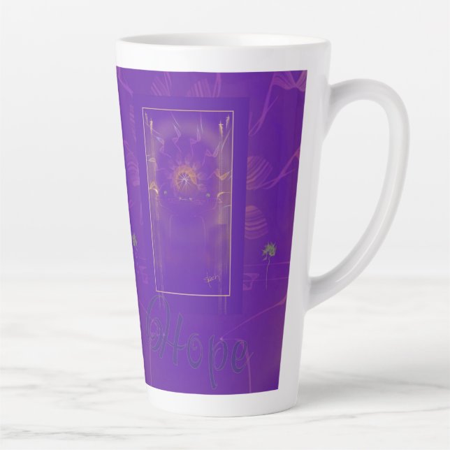 Taza De Café Latte Hope Latte Mug Lg (Derecha)