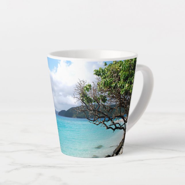 Taza De Café Latte Hora de la isla (Ángulo derecho)