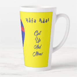 Taza De Café Latte Hora del café de Guam