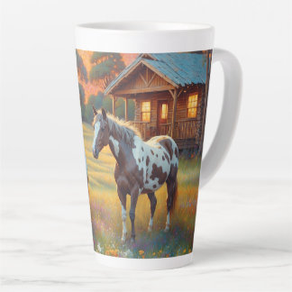 Taza De Café Latte Horse Farm