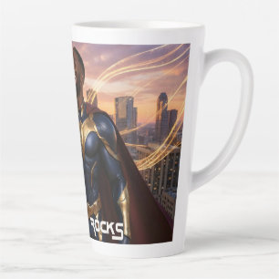 TAZA DE CAFÉ LATTE HOUSTON - SUPERHÉROE
