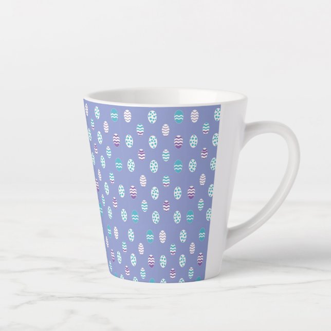 Taza De Café Latte Huevo de Pascua/primavera pastel (Derecha)