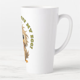 Taza De Café Latte Huevo Divertido Guardián