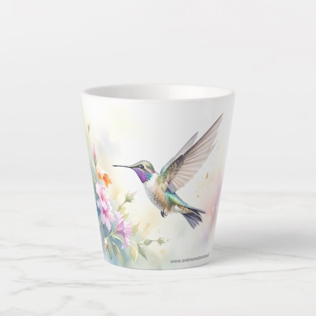 Taza De Café Latte Hummingbird (Anverso)