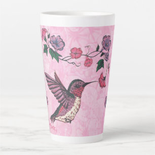Taza De Café Latte Hummingbird Latte Mug