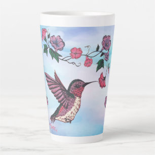 Taza De Café Latte Hummingbird Latte Mug
