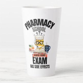 Taza De Café Latte Humor de la Facultad de Farmacia