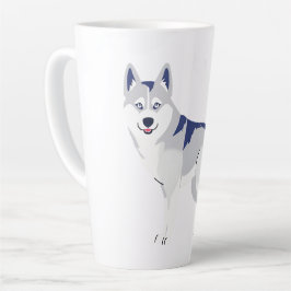 Taza De Café Latte Husky