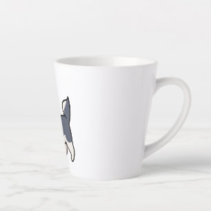 Taza De Café Latte Husky Santa Dog Lover Malamute