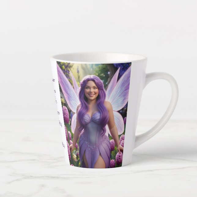Taza De Café Latte Hyacinth Fairy (Derecha)