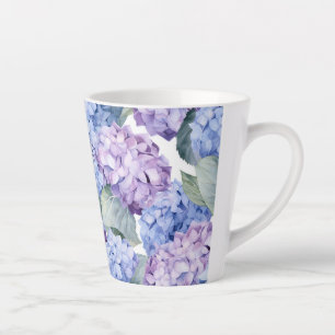 Taza De Café Latte Hydrangeas