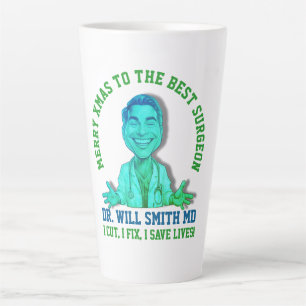 Taza De Café Latte I cut, I fix, I save lives  MERRY XMAS TO SURGEON