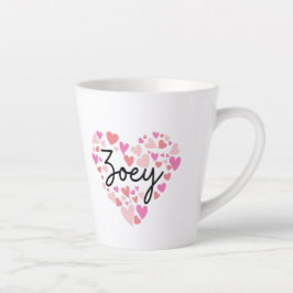 Taza De Café Latte I love Zoey
