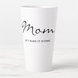 Taza De Café Latte Iconic Fun Witty Cool Mom Latte Mug