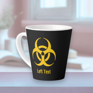 Taza De Café Latte Icono de Biopeligro