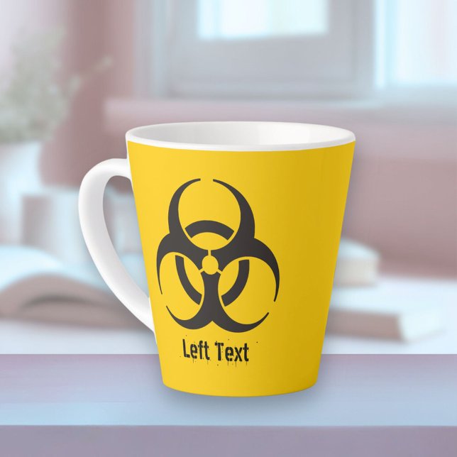 Taza De Café Latte Icono de Biopeligro (Subido por el creador)