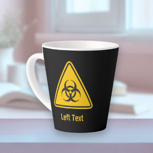 Taza De Café Latte Icono de Biopeligro