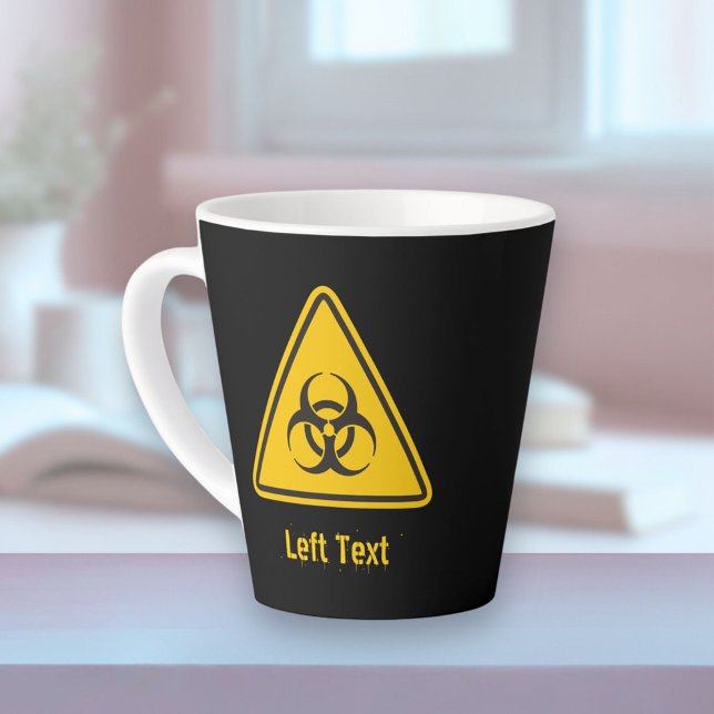 Taza De Café Latte Icono de Biopeligro (Subido por el creador)