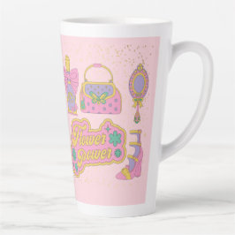 Taza De Café Latte iconos de moda estilo años 90 de belleza