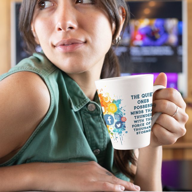 Taza De Café Latte Iconos de redes sociales (Subido por el creador)