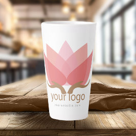 Taza De Café Latte ID621 de carga del logotipo comercial del personal