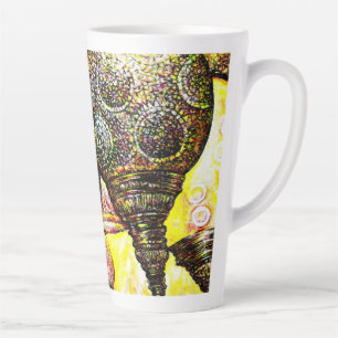 Taza De Café Latte Idea aún más grande del color