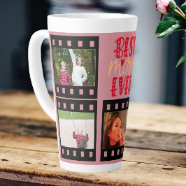 Taza De Café Latte Idea de regalo de Día de la Madre Mejor Mamá Nunca