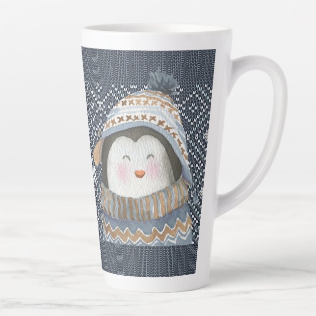 Taza De Café Latte Idea de regalo de punto personalizado (Derecha)
